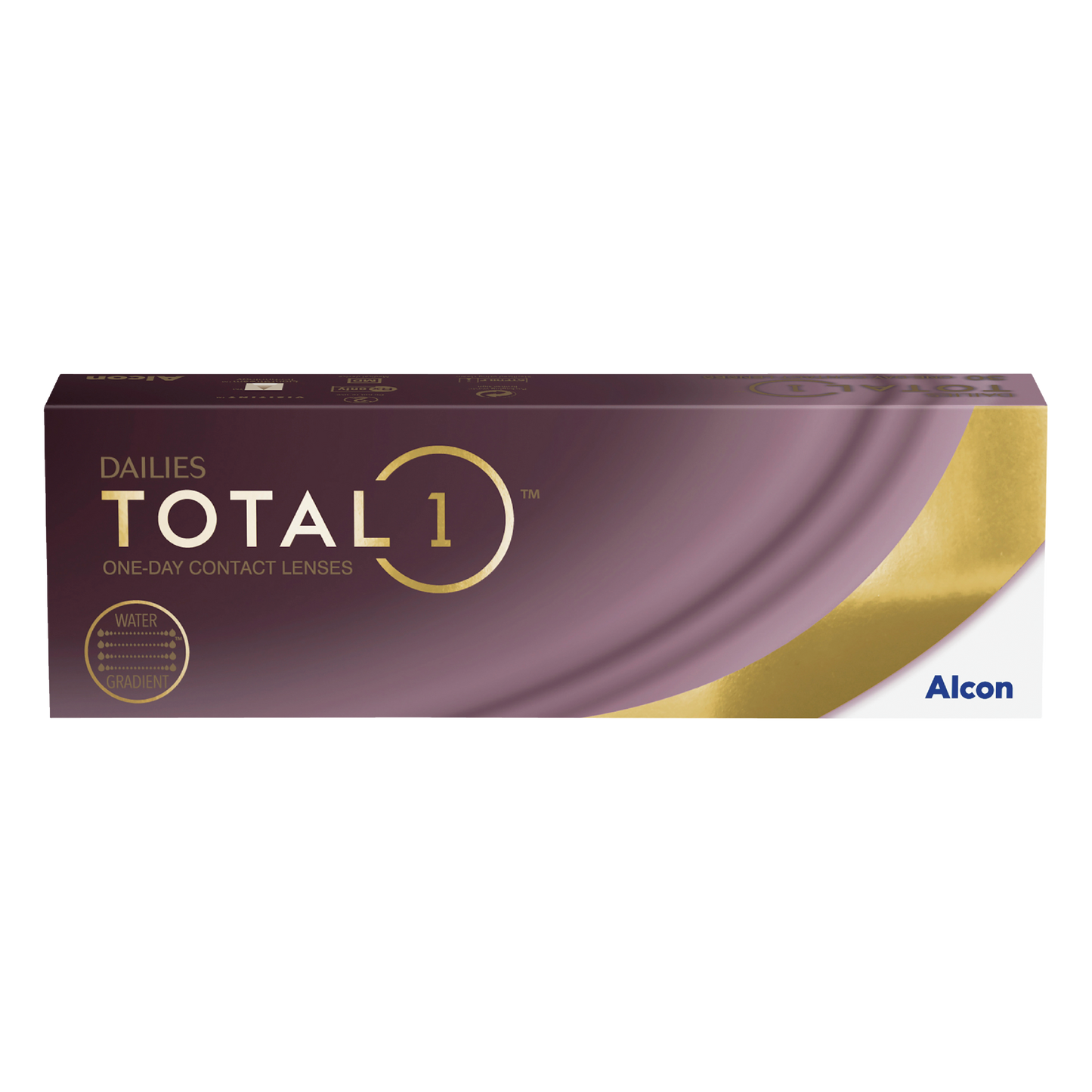 Box of Alcon Dailies Total1 contact lenses