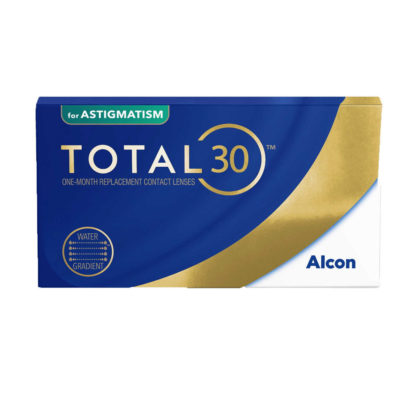 Total 30 contact lenses for astigmatism 3 pack
