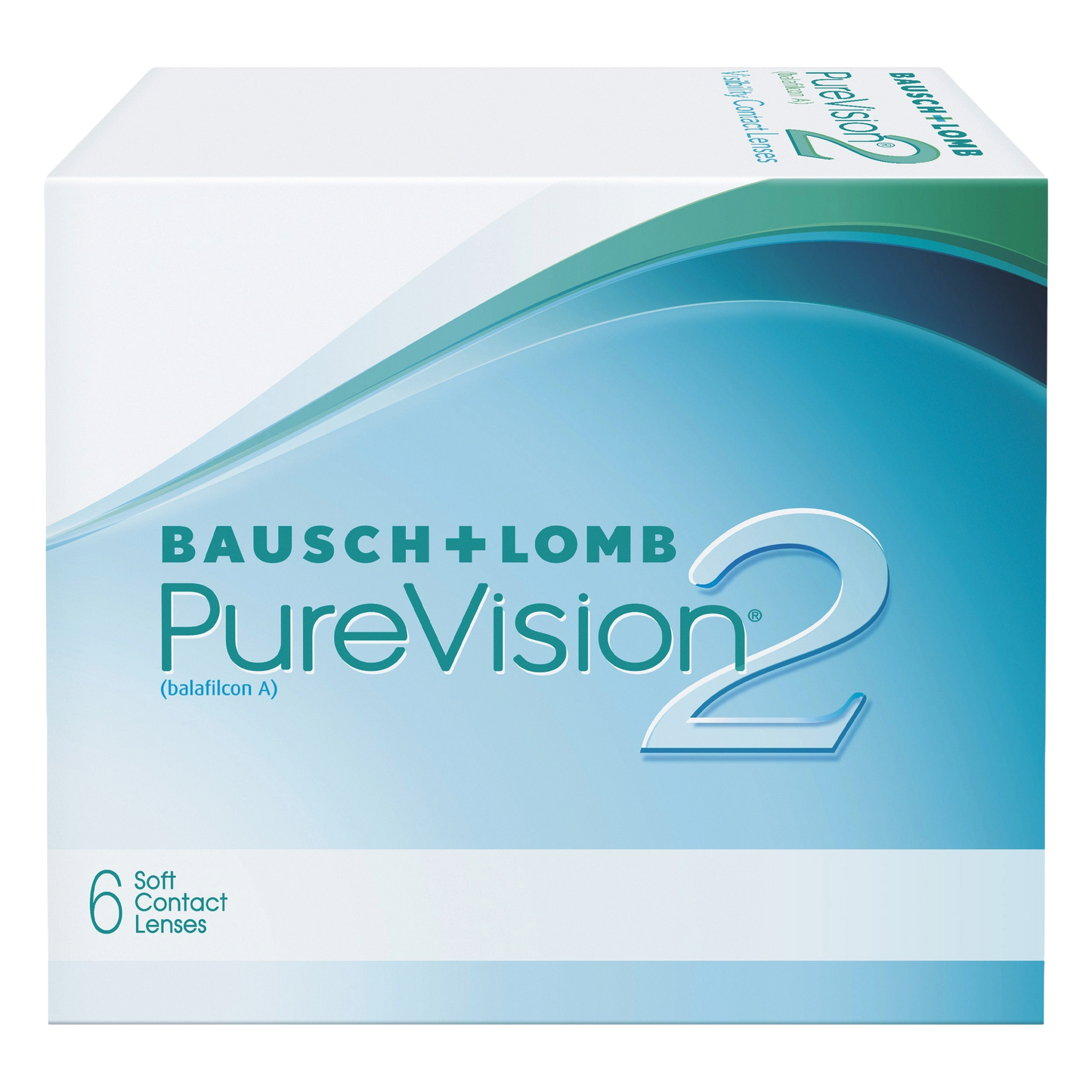 Bausch & Lomb PureVision 2 contact lenses 6 pack