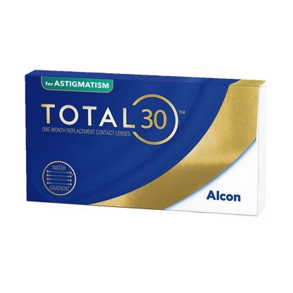 Total 30 contact lenses for astigmatism 3 pack