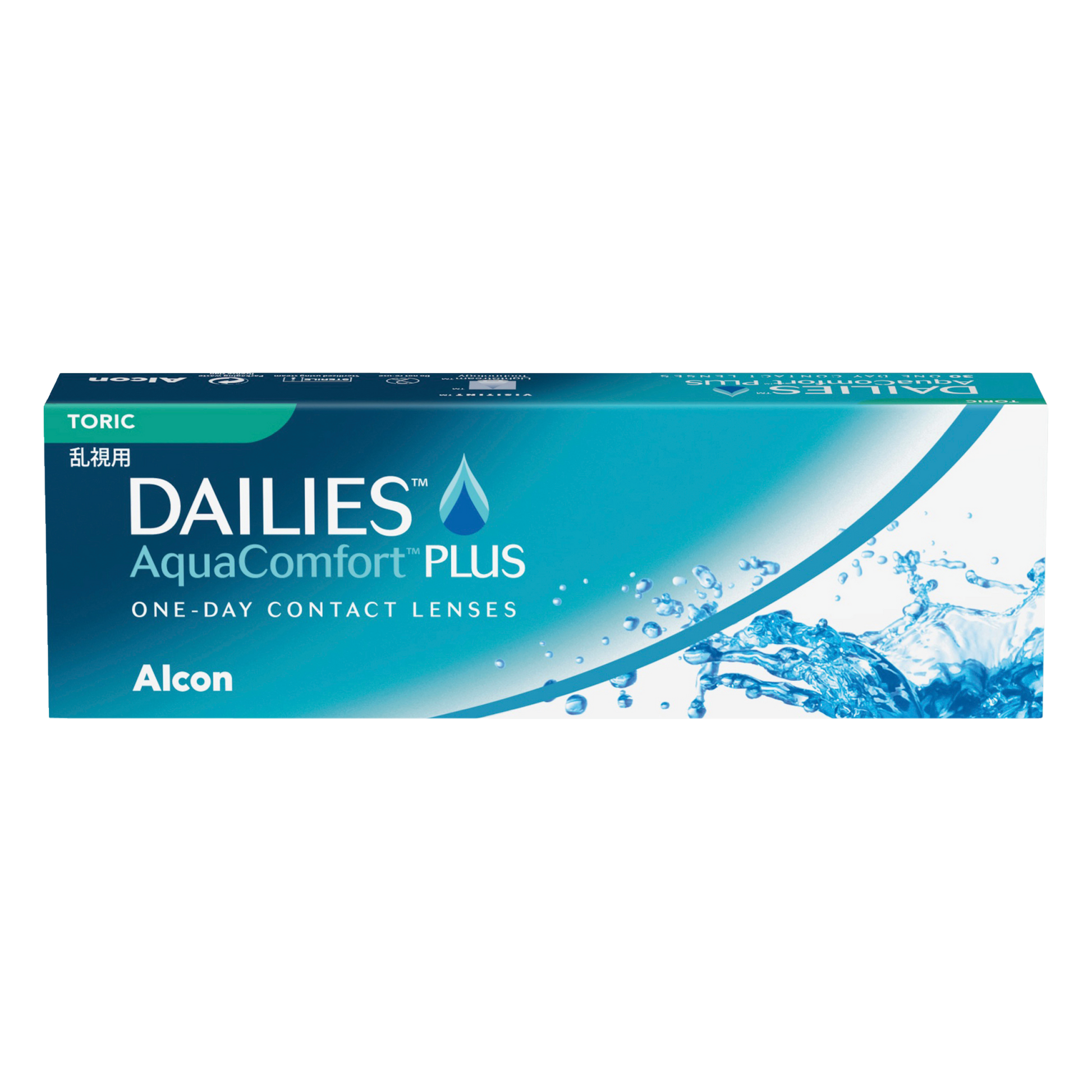 Box of Alcon Dailies AquaComfort Plus contact lenses