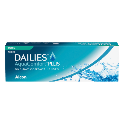 Box of Alcon Dailies AquaComfort Plus contact lenses