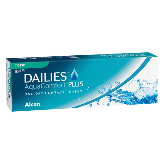 Box of Alcon Dailies AquaComfort Plus contact lenses