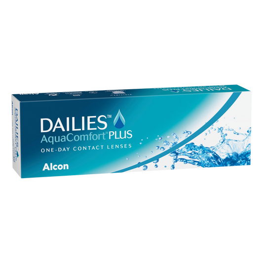 Box of 30 Dailies Aqua Comfort Plus contact lenses