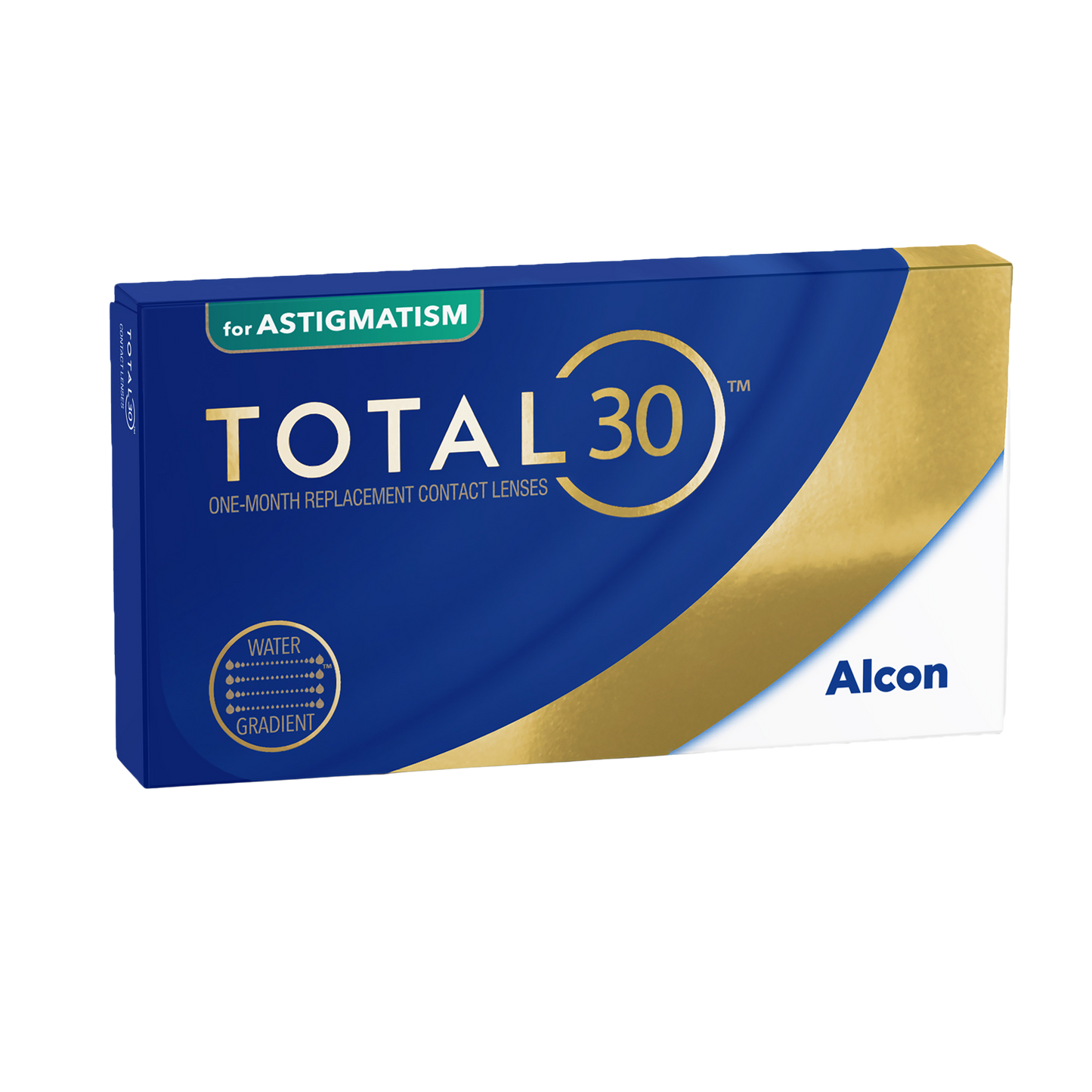 Total 30 contact lenses for astigmatism 3 pack