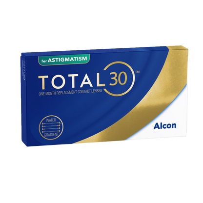 Total 30 contact lenses for astigmatism 3 pack