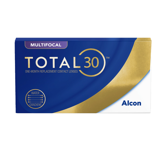 Alcon Total 30 multifocal contact lenses 3 pack