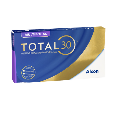 Alcon Total 30 multifocal contact lenses 3 pack