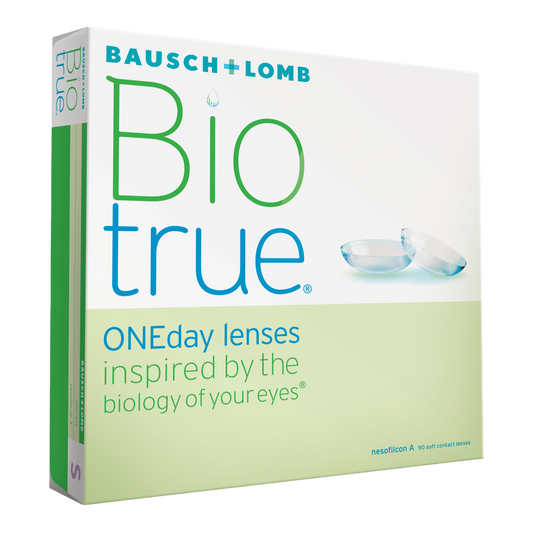 Box of Bausch & Lomb Biotrue contact lenses 90 pack