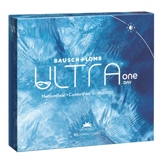 Bausch & Lomb Ultra one day contact lenses box 90 pack