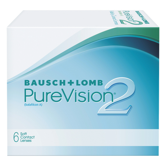 Bausch & Lomb PureVision 2 contact lenses 6 pack