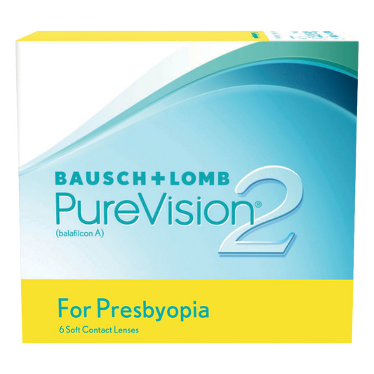 Bausch & Lomb PureVision 2 contact lenses box for presbyopia 6 pack