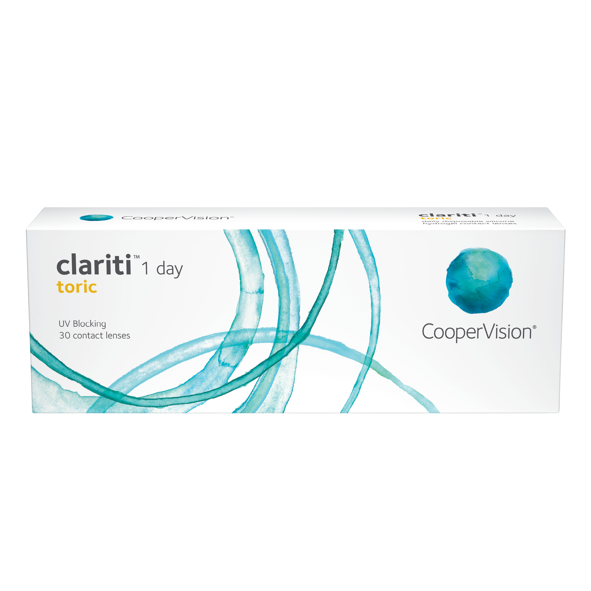 Box of Coopervision Clariti Toric contact lenses 30 pack