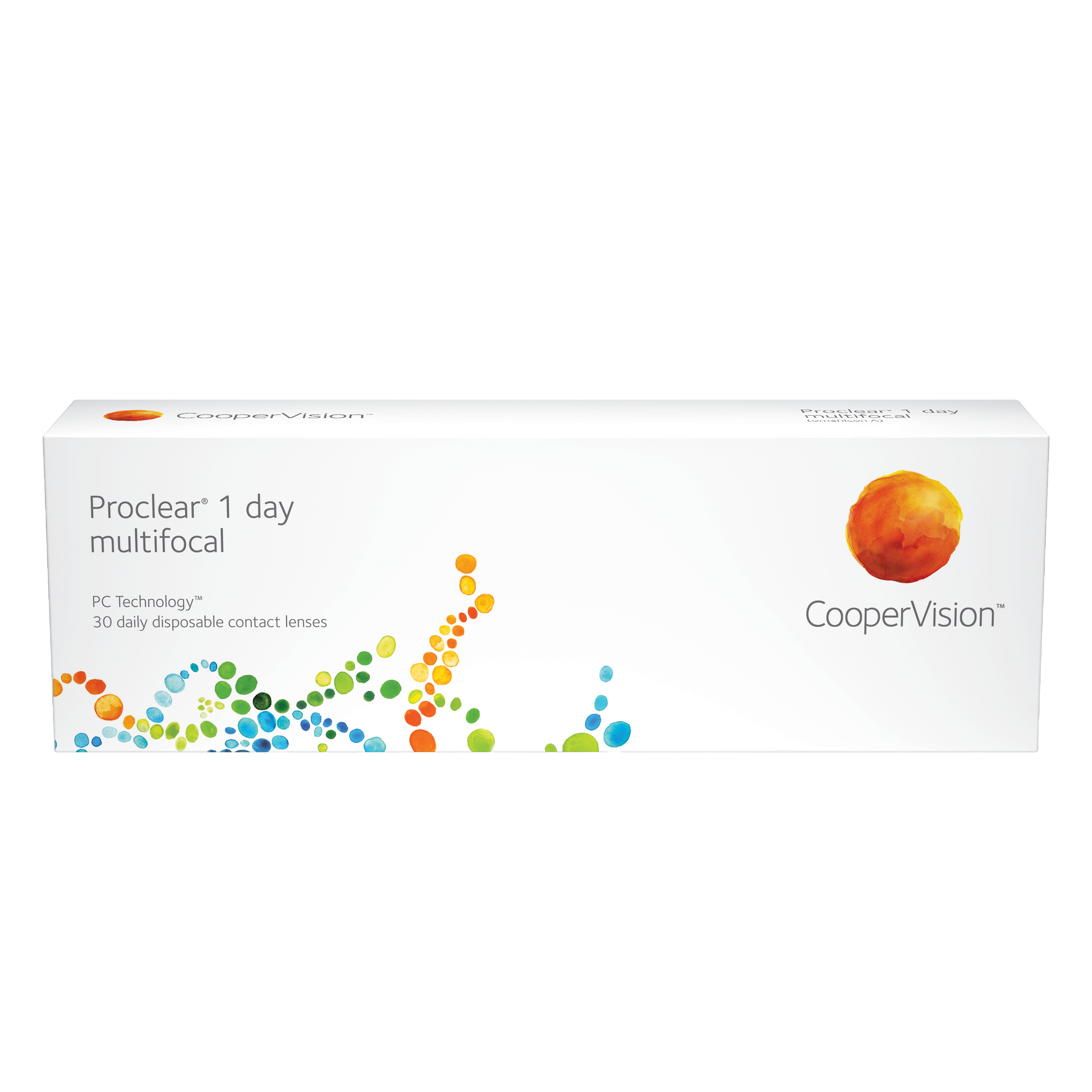 Box of Coopervision Proclear 1 day multifocal contact lenses 30 pack