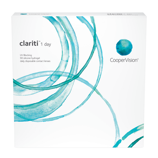 Box of Coopervision Clariti contact lenses 90 pack